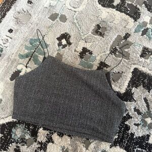 Forever 21 Gray Crop Top